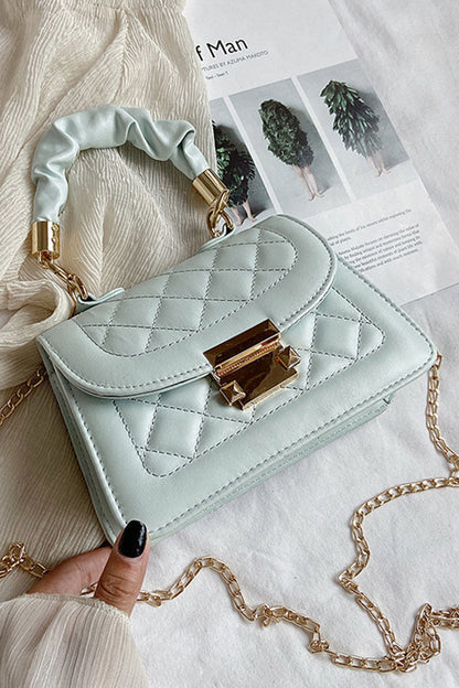 Fashion Casual Solid Patchwork Metal Accessories Decoration Chains Bags