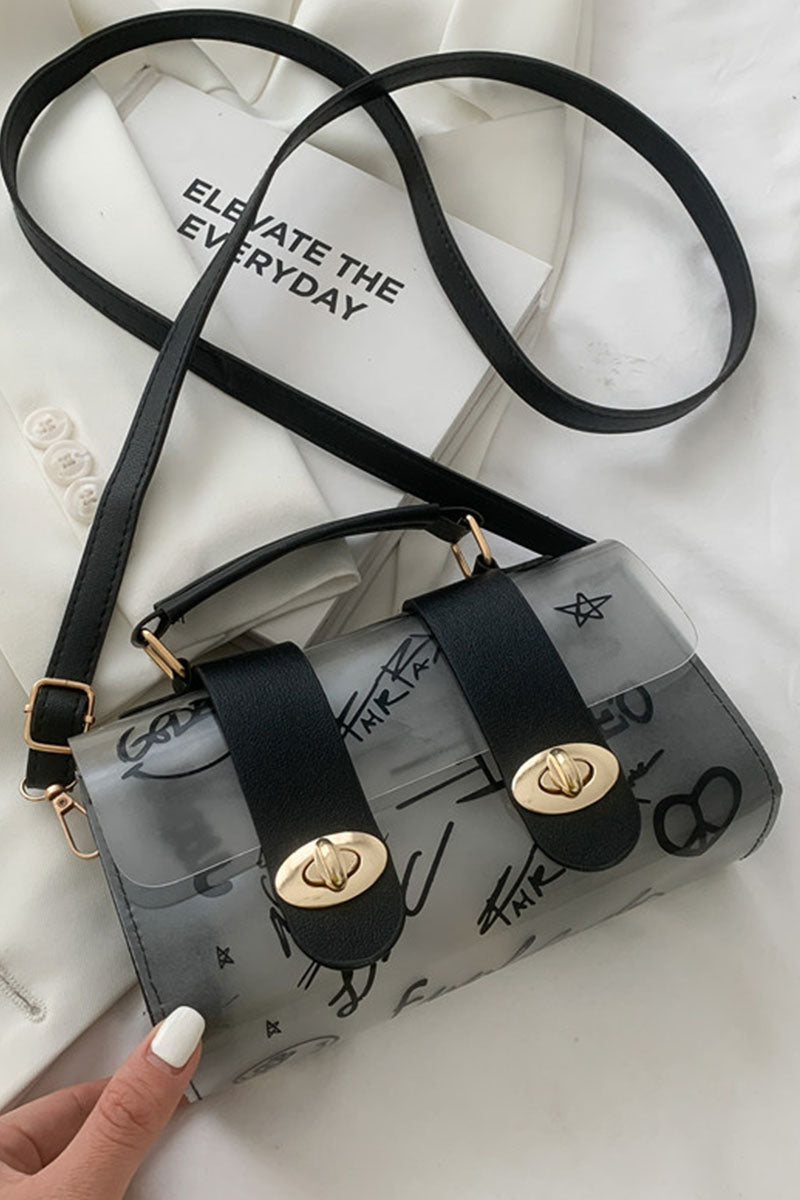 Bolsos de decoración con accesorios metálicos de patchwork lisos e informales a la moda