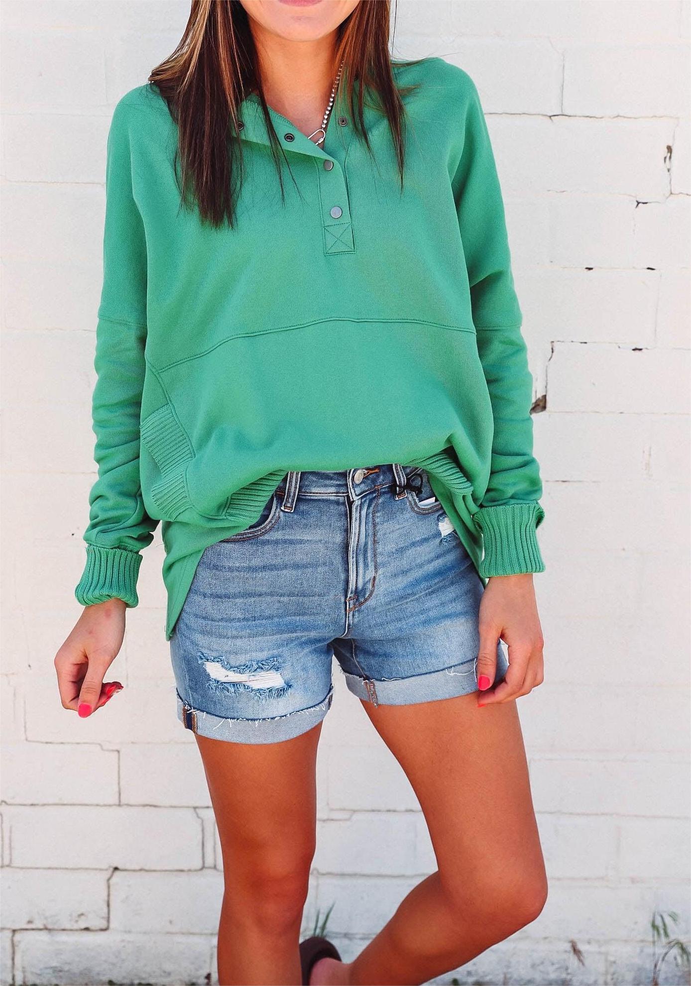 Sudadera con capucha y cuello con hebilla y bolsillo liso, estilo informal y elegante (14 colores)