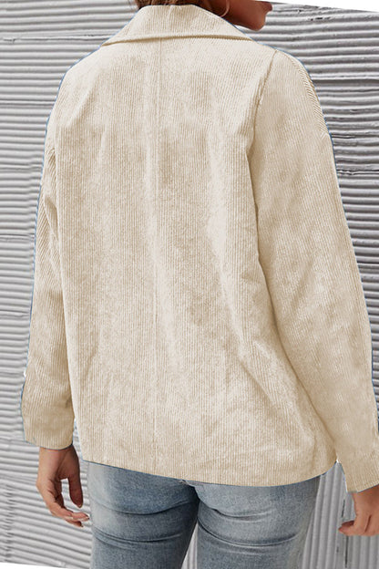 Prendas de abrigo con cuello vuelto y parches lisos (10 colores)