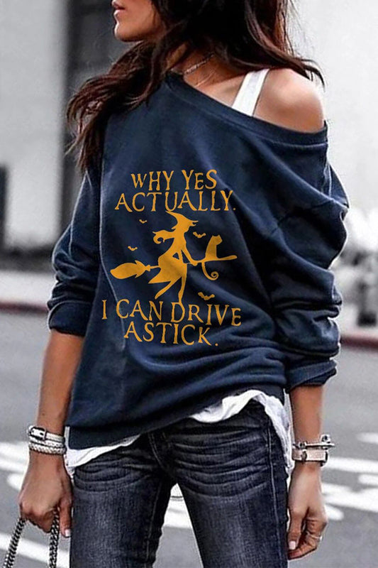 Tops casuales de moda con cuello redondo y estampado