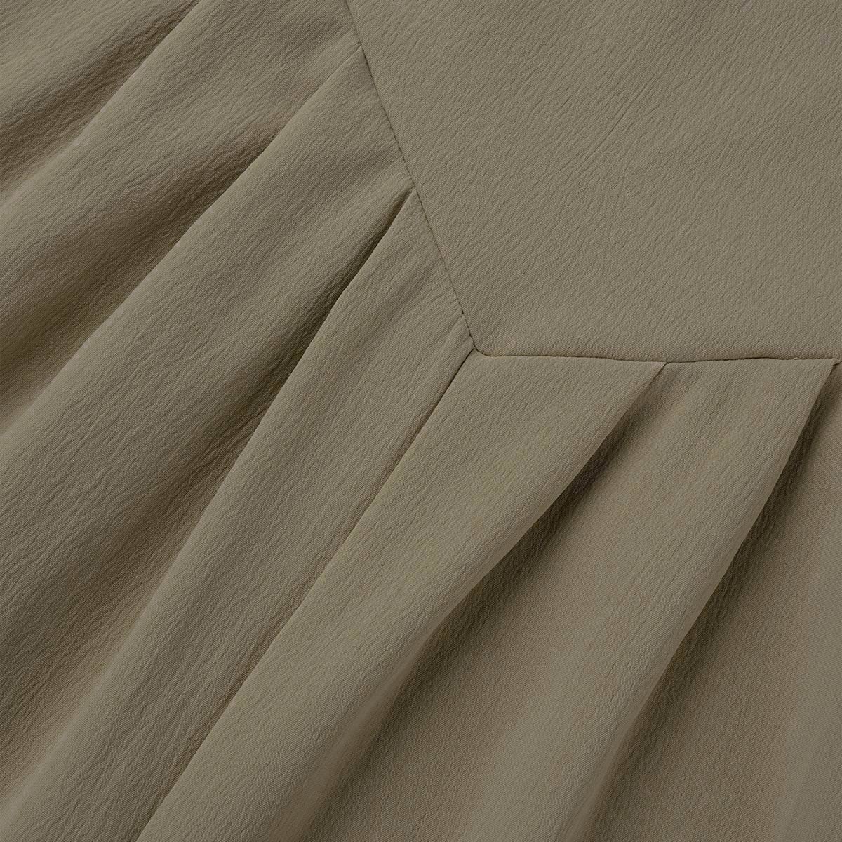 Monos casuales holgados con cuello cuadrado y abertura en la parte delantera (13 colores)