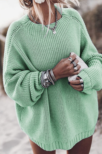 Casual Street Solid Solid Color O Neck Tops