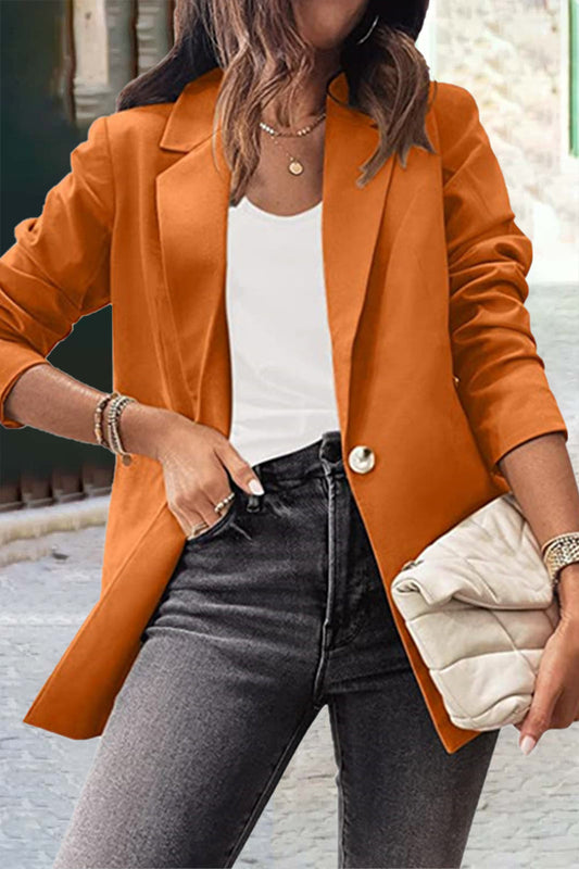 Prendas de abrigo con cuello vuelto en color liso (8 colores)