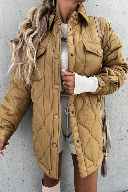 Prendas de abrigo con cuello vuelto y bolsillos lisos de Work Street