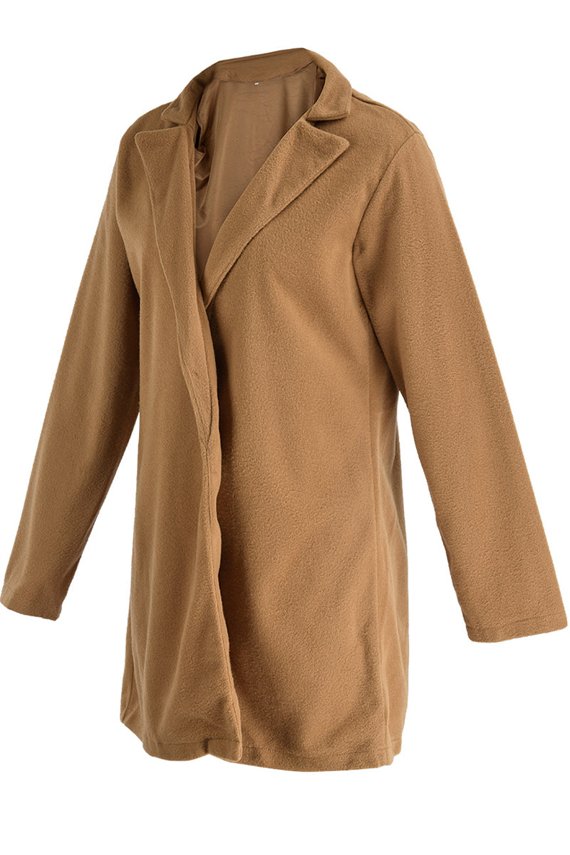 Prendas de abrigo informales de cuello mandarín para adultos (3 colores)