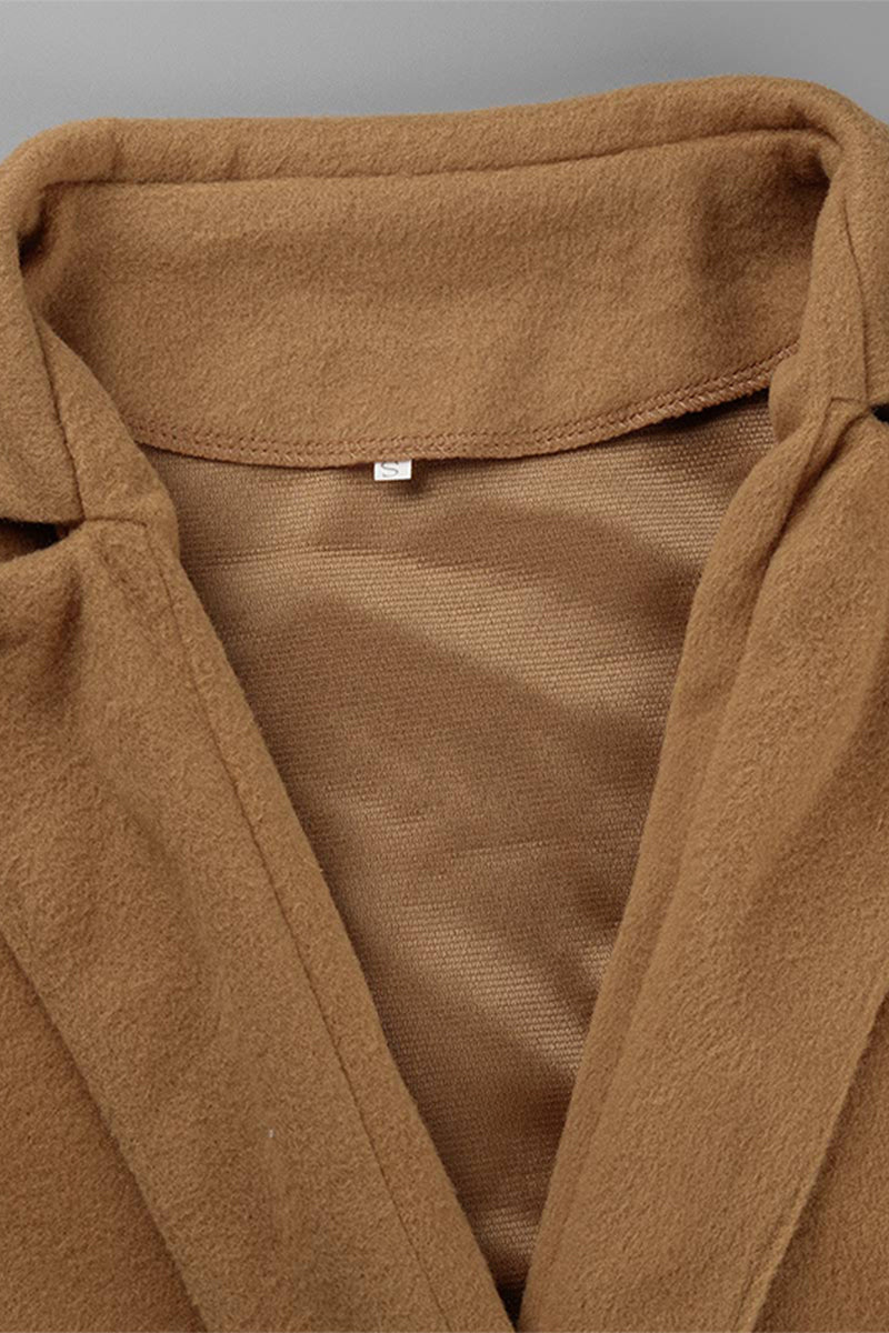 Prendas de abrigo informales de cuello mandarín para adultos (3 colores)
