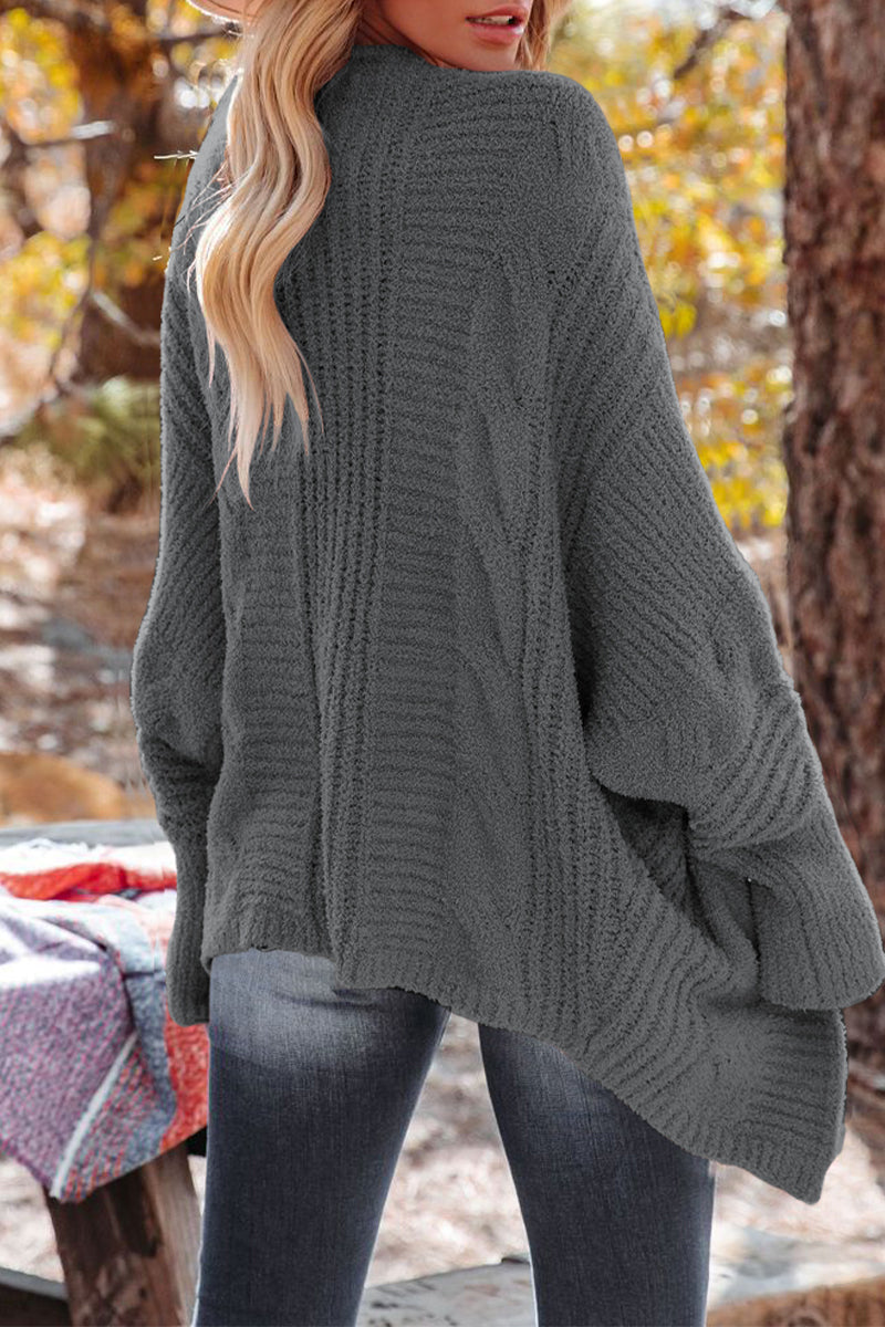 Casual Solid Color V Neck Cardigans(6 Colors)