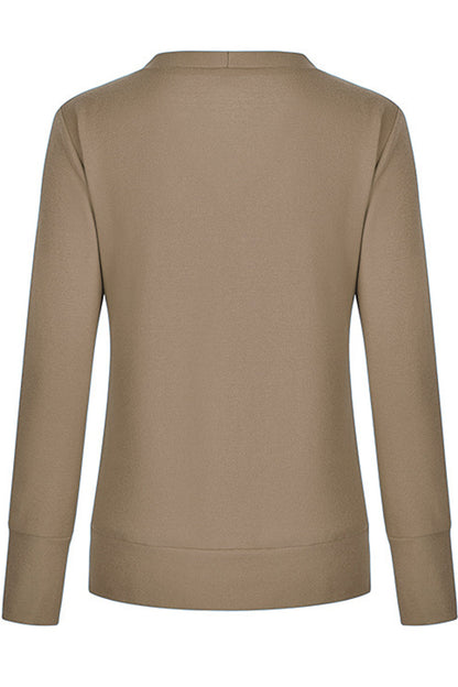 Cárdigan informal de color liso con botones (9 colores)