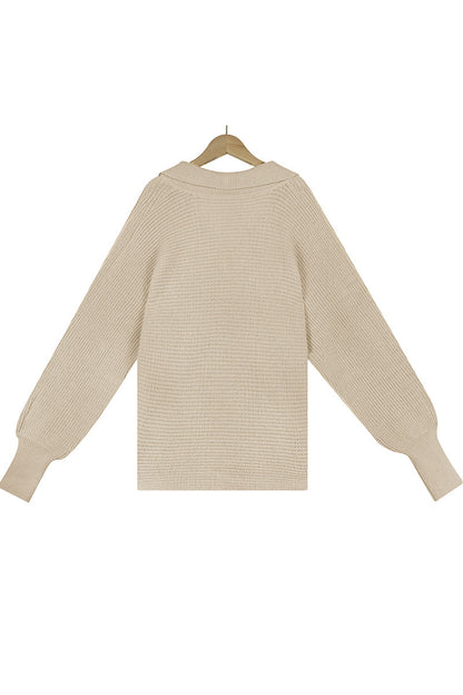 Suéteres elegantes de cuello vuelto en color liso (7 colores)