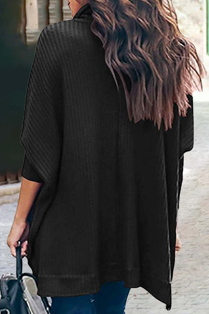 Suéteres casuales de cuello alto de color sólido (5 colores)