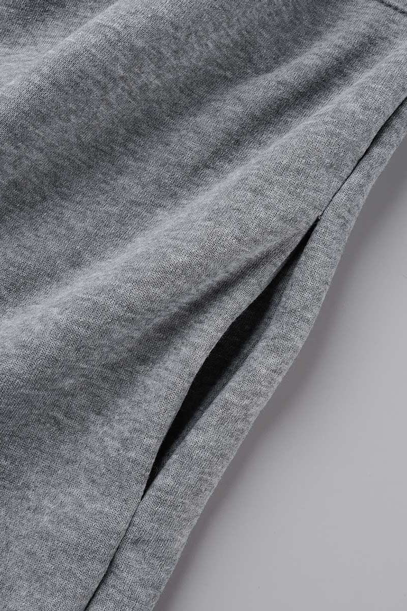 Sudadera informal de cuello alto con bolsillos y parches lisos (5 colores)