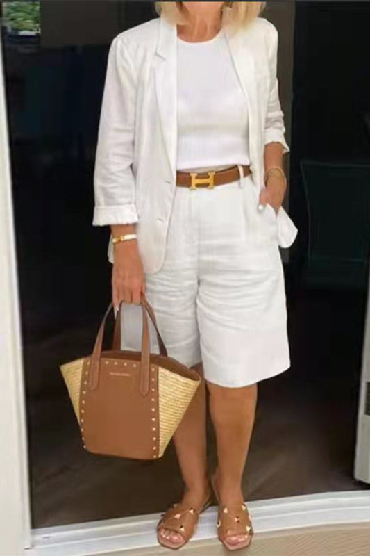 Conjunto elegante de verano de dos piezas | Ideal para días informales