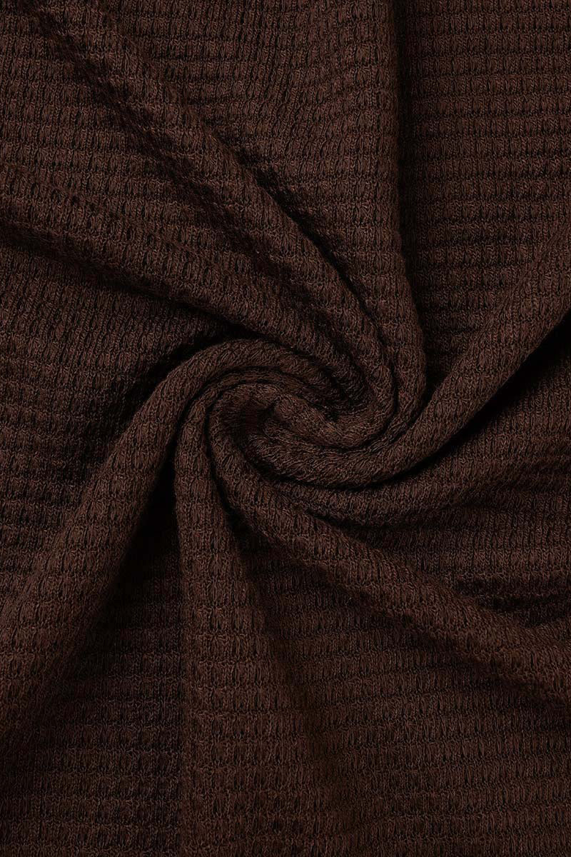 Suéteres casuales de cuello oblicuo de color liso (6 colores)