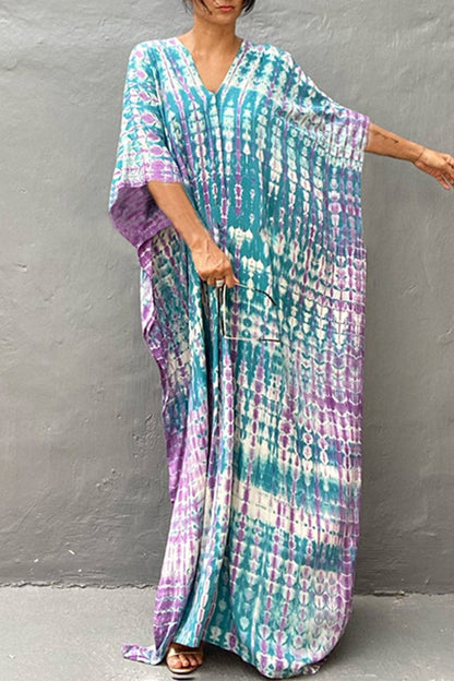 Traje de baño informal con estampado para vacaciones (28 colores)