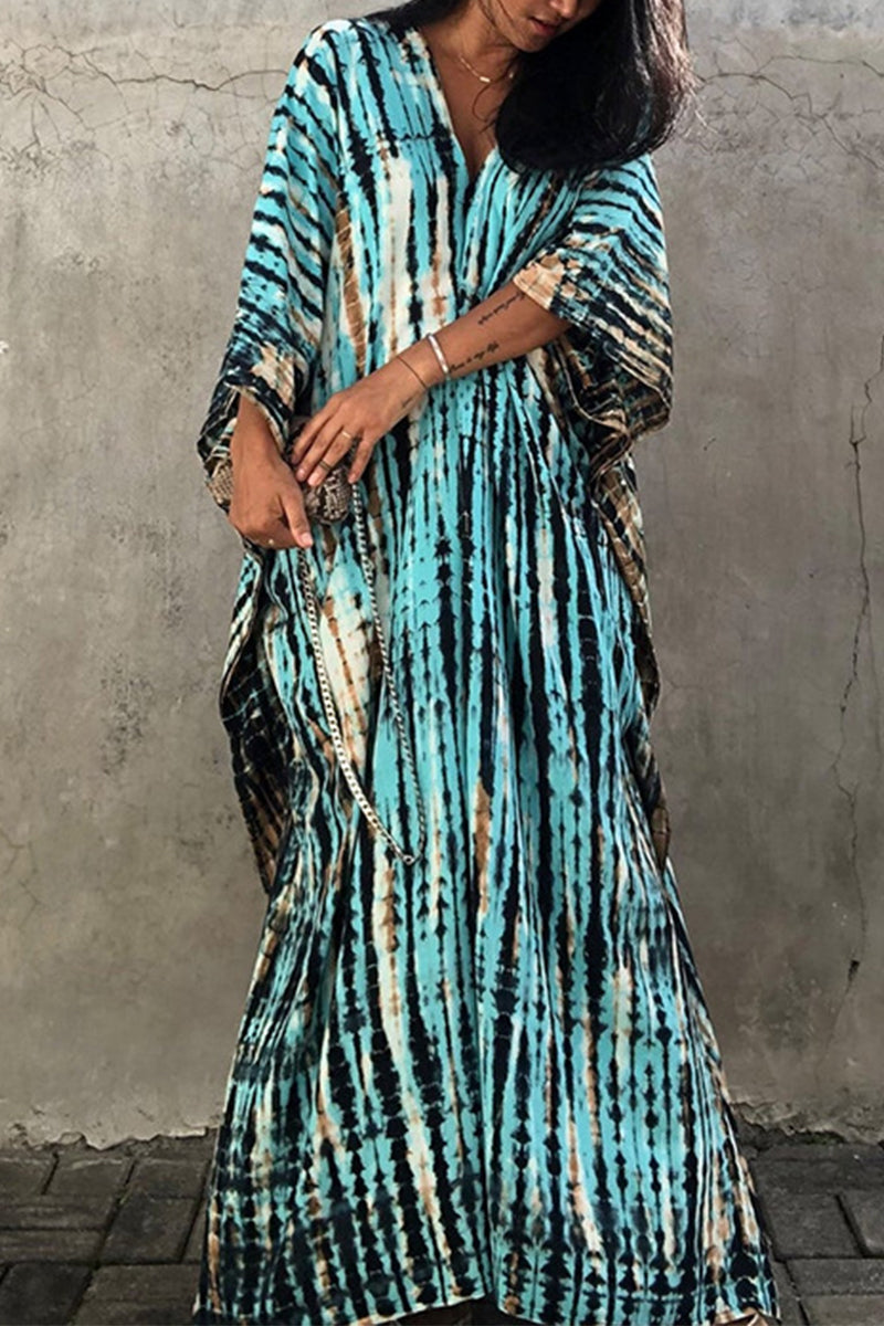Traje de baño informal con estampado para vacaciones (28 colores)
