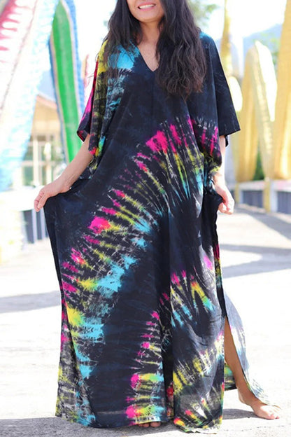 Traje de baño informal con estampado para vacaciones (28 colores)