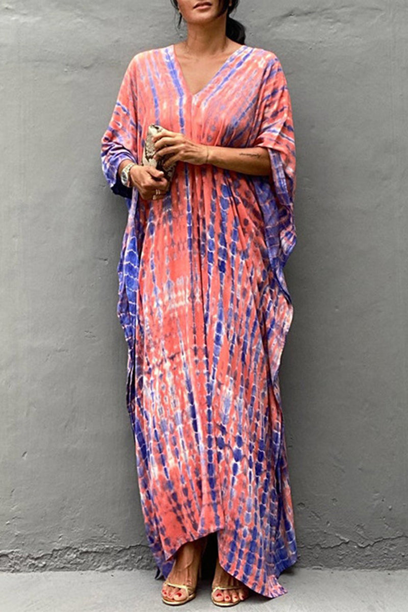 Traje de baño informal con estampado para vacaciones (28 colores)