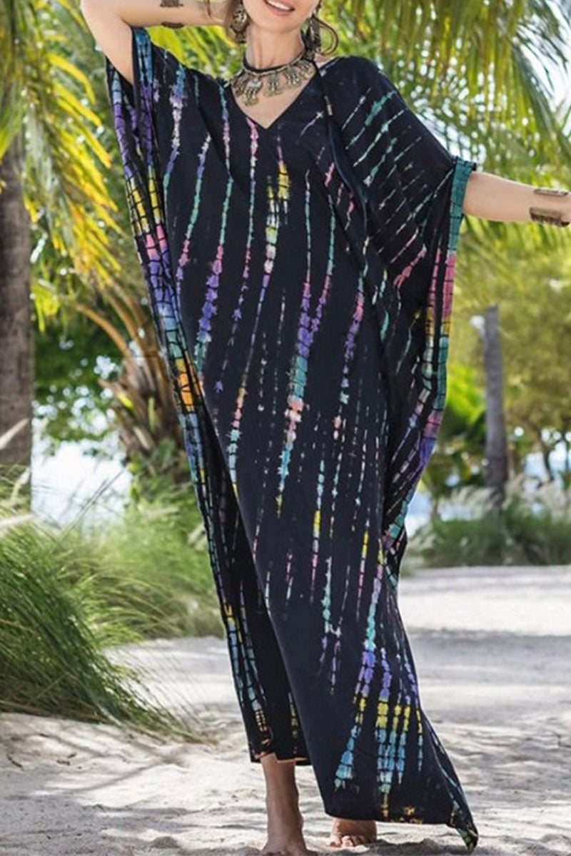 Traje de baño informal con estampado para vacaciones (28 colores)