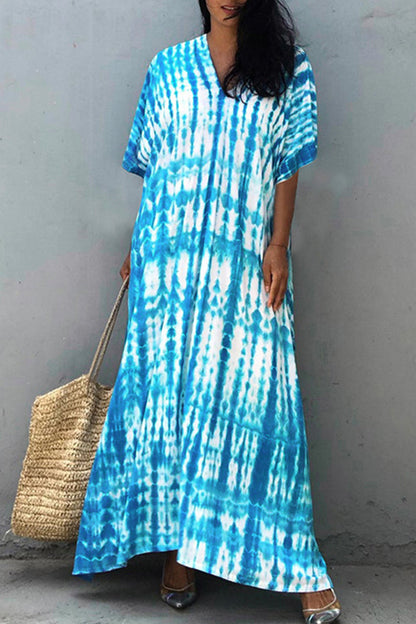 Traje de baño informal con estampado para vacaciones (28 colores)