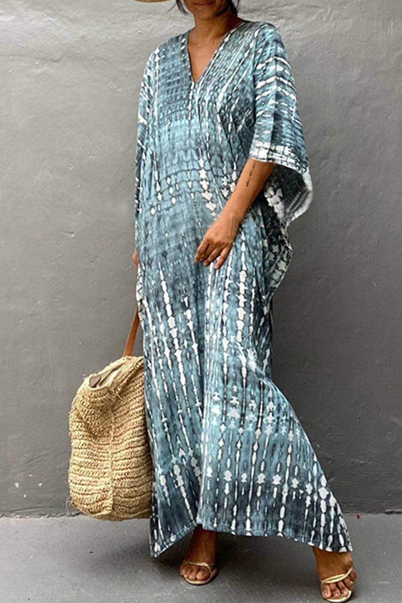Traje de baño informal con estampado para vacaciones (28 colores)