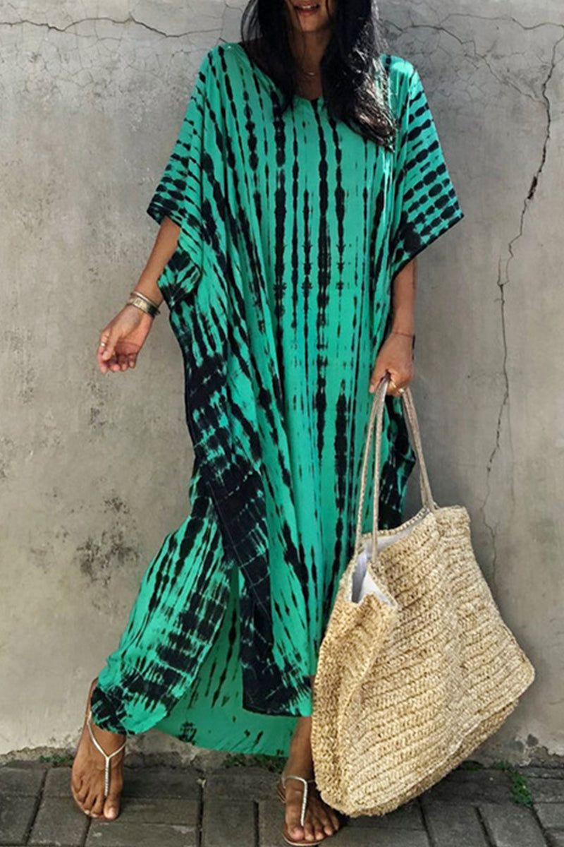 Traje de baño informal con estampado para vacaciones (28 colores)