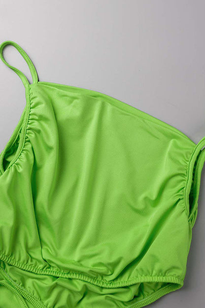 Sexy Solid Frenulum Backless Oblique Collar Irregular Dress Dresses