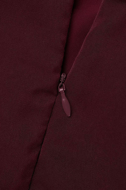 Celebrities Simplicity Solid Zipper Half A Turtleneck A Line Dresses(6 Colors)