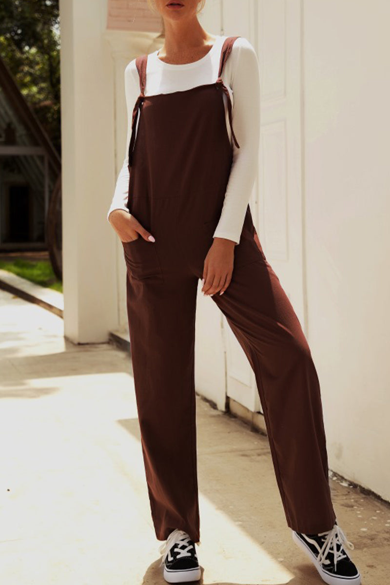 Monos holgados informales de cuello cuadrado con diseño de patchwork antiguo (5 colores)