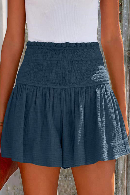 Sexy Sweet Solid Solid Color High Waist Type A Solid Color Bottoms(9 Colors)