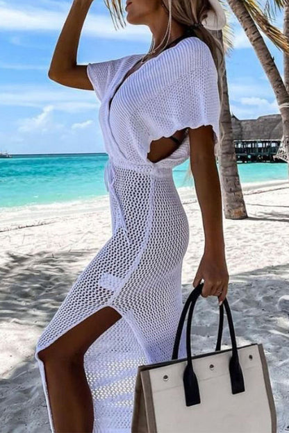 Traje de baño sexy de vacaciones con diseño de patchwork ahuecado (3 colores)