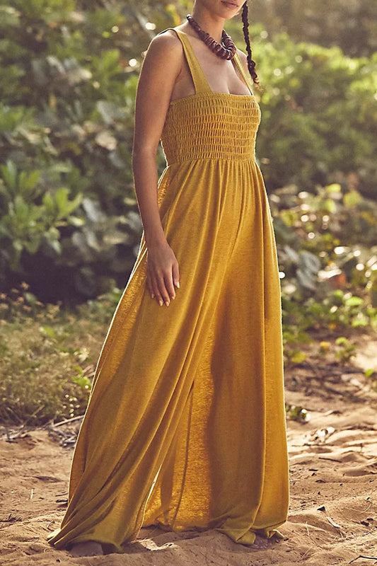 Monos holgados informales con bolsillos lisos y sencillos (5 colores)