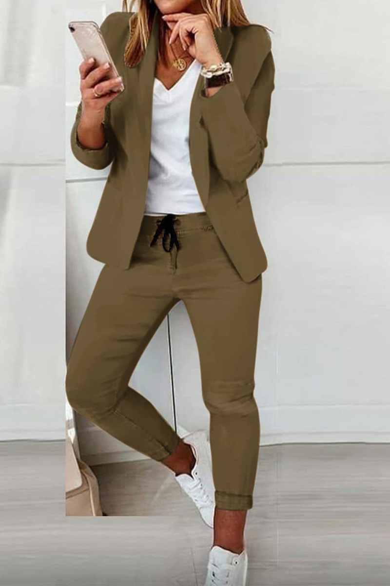 Conjunto de traje casual y de moda (10 colores)