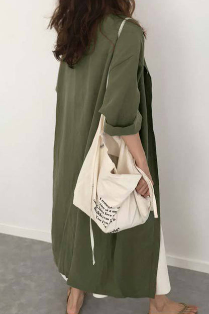 Tops casuales de cuello camisero con frenillo sólido