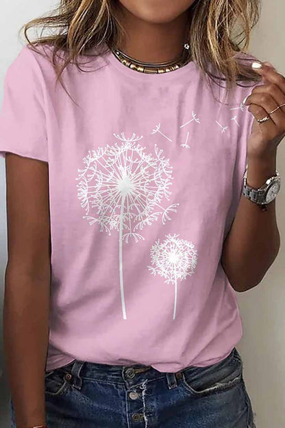 Camisetas de cuello redondo con estampado urbano (8 colores)