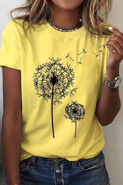 Camisetas de cuello redondo con estampado urbano (8 colores)