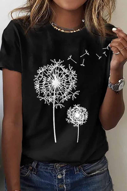 Camisetas de cuello redondo con estampado urbano (8 colores)
