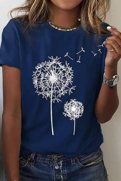 Camisetas de cuello redondo con estampado urbano (8 colores)
