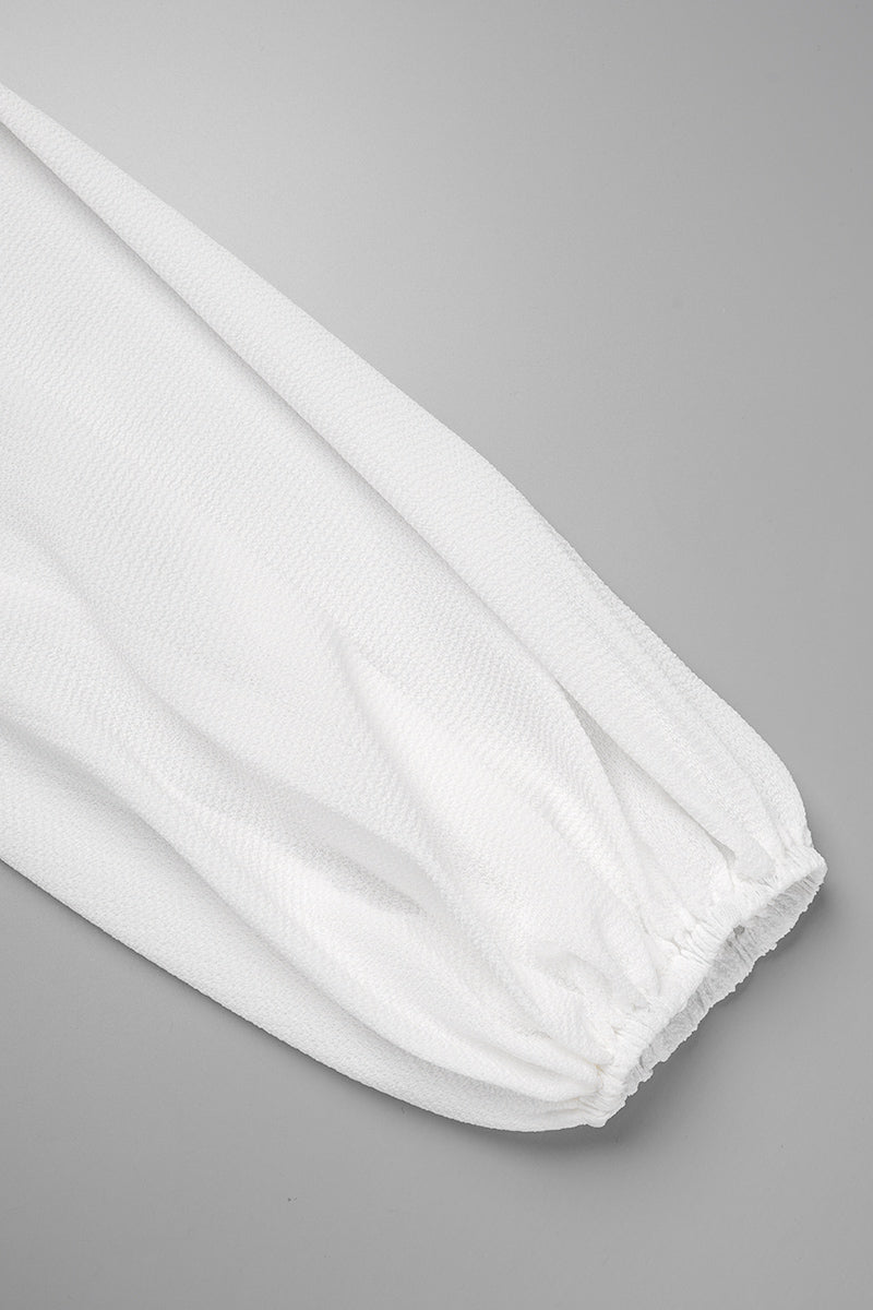 Conjunto informal liso con cinturón, sin tirantes, de tres piezas (4 colores)