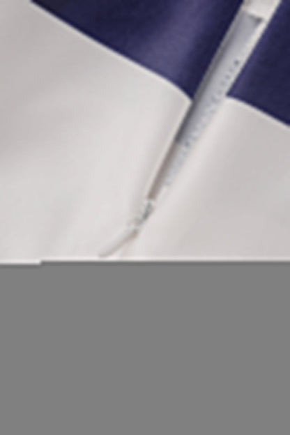 Casual Elegant Print Patchwork Off the Shoulder Long Sleeve Two Pieces(11 Colors)