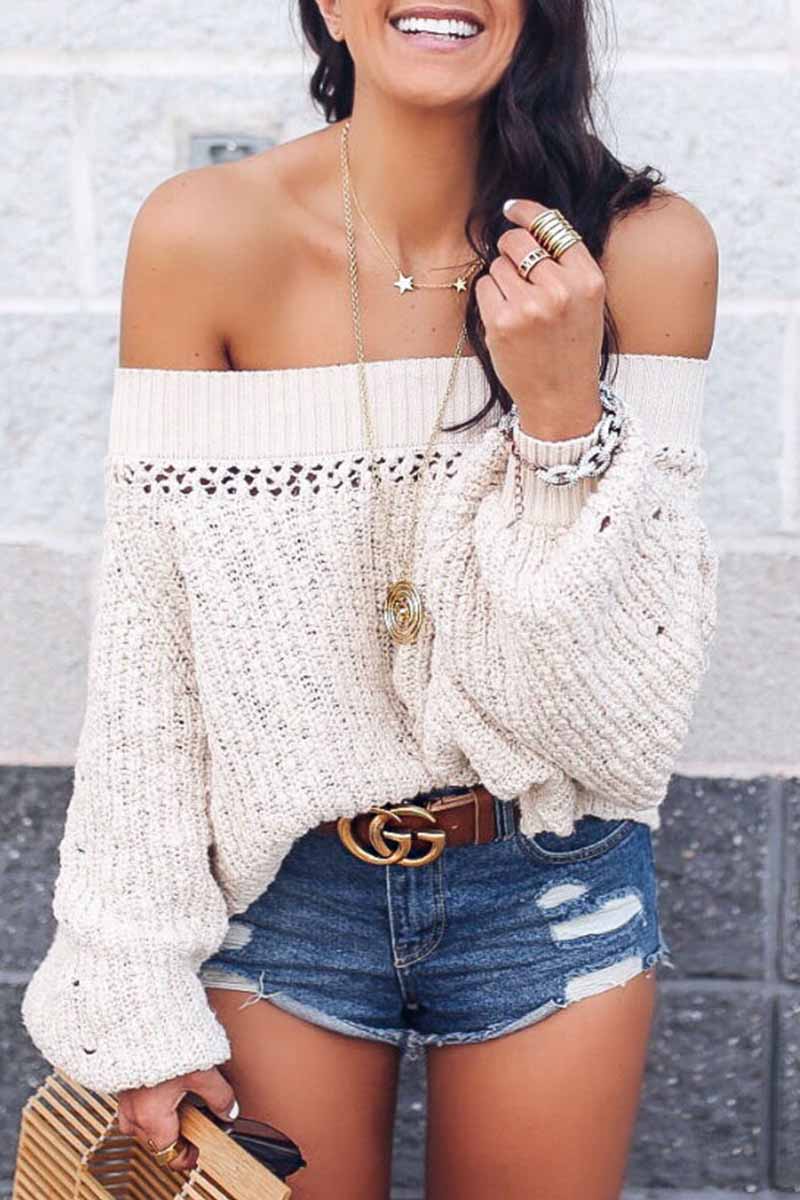 Tops de patchwork lisos con hombros descubiertos