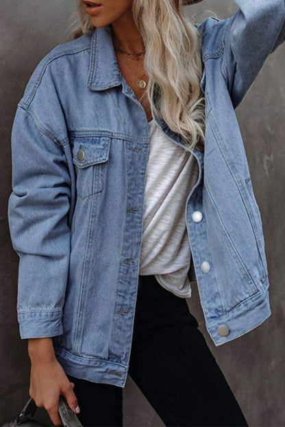 Casual Street Solid Patchwork Turndown Collar Outerwear