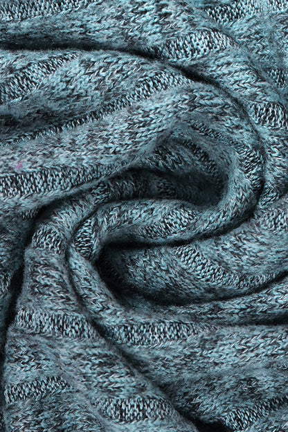 Street Solid Buttons O Neck Sweaters(5 Colors)