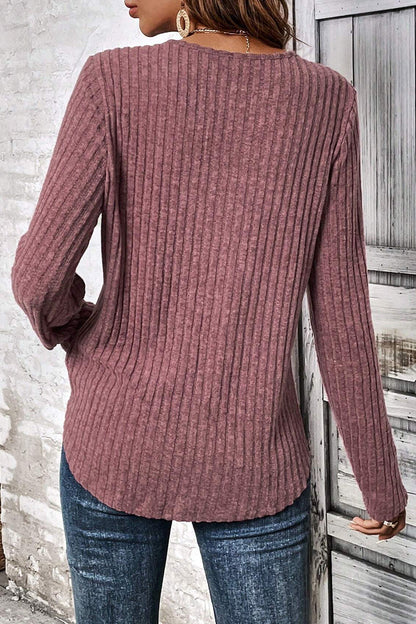 Casual Solid Lace O Neck Tops(5 Colors)