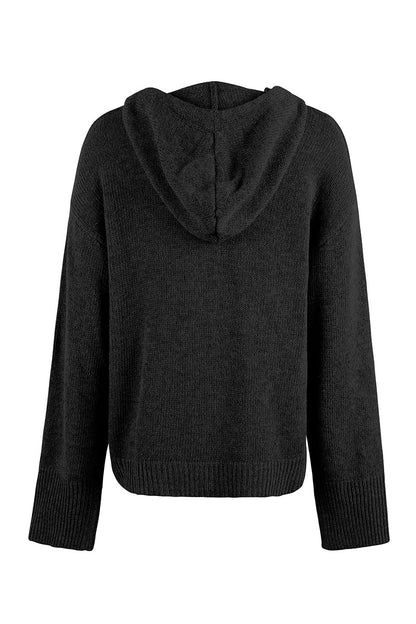 Casual Solid Buttons Hooded Collar Cardigans(8 Colors)