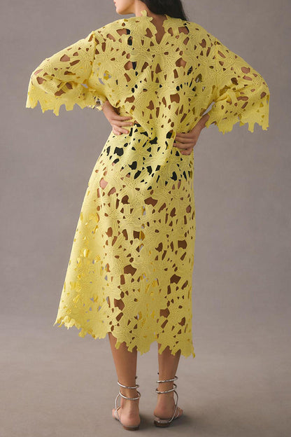 Traje de baño sexy de vacaciones, liso, ahuecado, para cubrirse (5 colores)