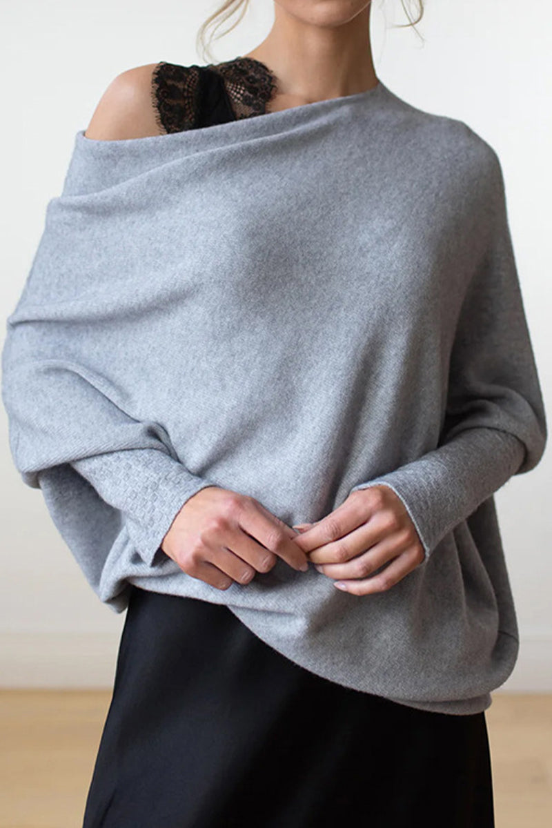 Casual Simplicity Solid Make Old O Neck Tops(10 Colors)