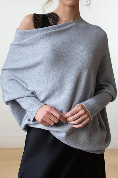 Casual Simplicity Solid Make Old O Neck Tops(10 Colors)