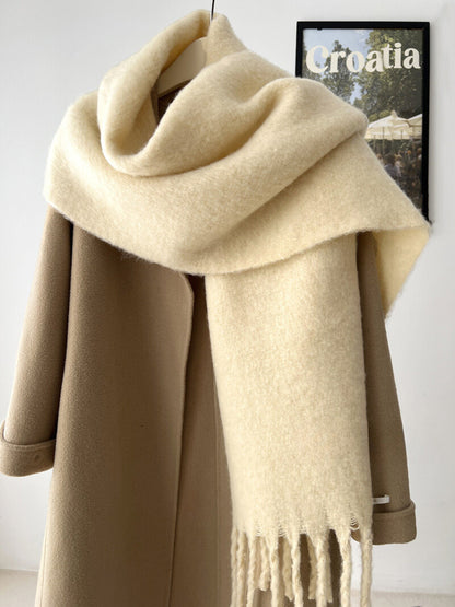 Alden Oversized Fringe Scarf