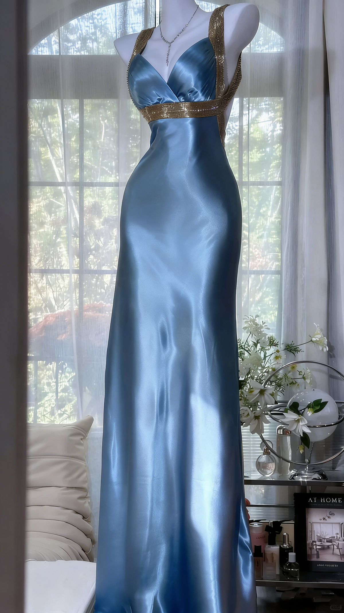 Lilah Dark Maxi Dress